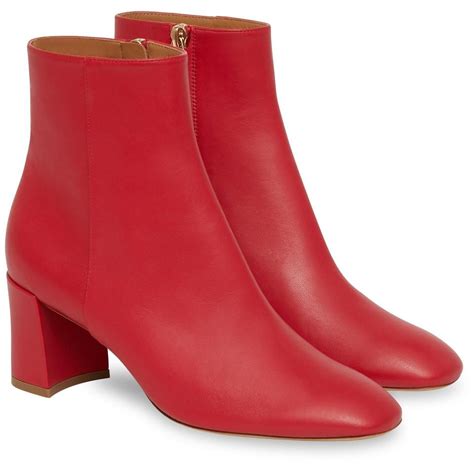 WOMEN'S LUXURY RED BOOTS AND ANKLE BOOTS 